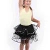 Zwart Tule Rokje Met Zilver Biesje
