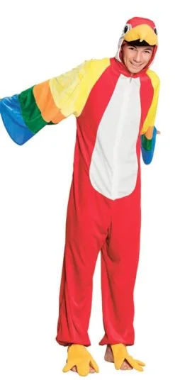 Dierenkostuum Tiener Papegaai