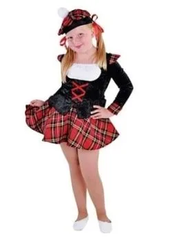 Schots Meisjes Kostuum
